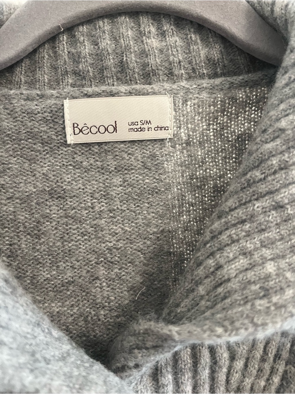 BeCool Gray Button-Pullover Sweater - Picture 2 of 3